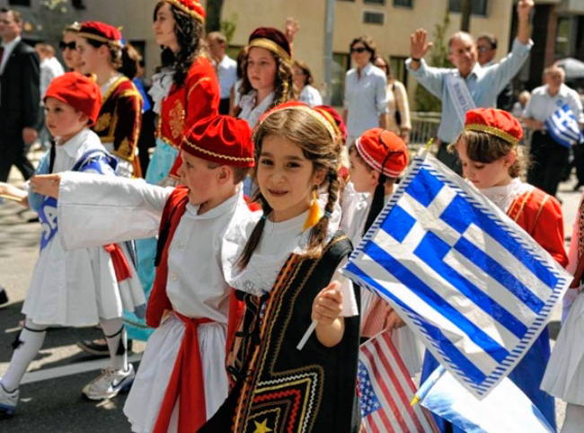 Празднование дня независимости Греции