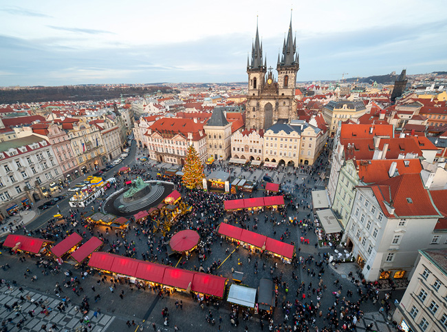 рождественская ярмарка в Праге