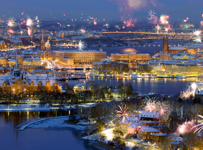 Встреча нового года в Стокгольме