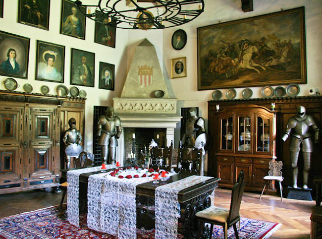 Замок Райхенштайн - одна из комнат