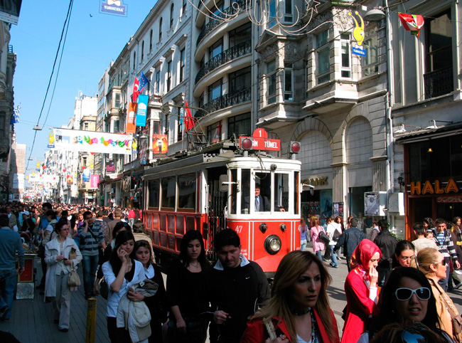 На одной из улиц Стамбула
